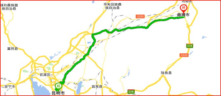 昆明到曲靖長途搬家線路地圖.jpg 昆明到曲靖長途搬家線路地圖.jpg